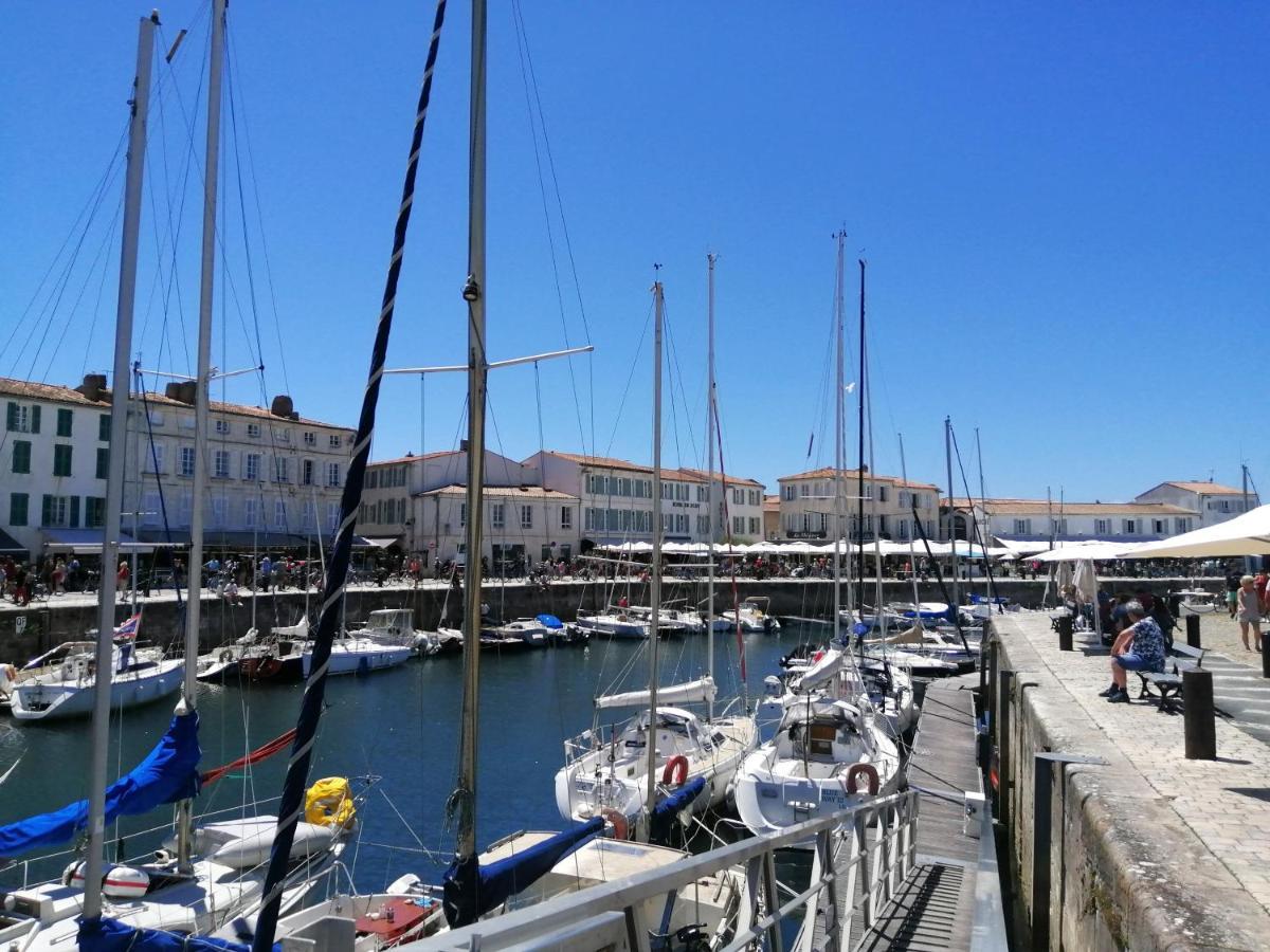 Appartement élégant avec vue sur le port Saint-Martin-de-Ré Exterior foto